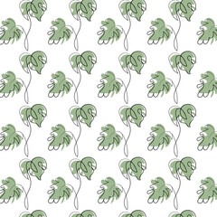 Vector cute pattern in small colorful flowers dark background seamless floral pattern