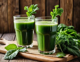 fresh green smoothie