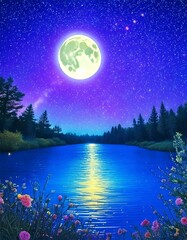 abstract illustration depicting the sun and moon, astrology and pagan beliefss, sun and star signs, horoscope 