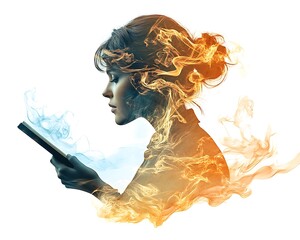 Dynamic Movie Poster Art, Dynamic Double Exposure Design for Movie Poster