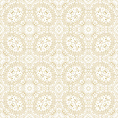 Seamless flourish laced ornament, ornamental texture, woven laced abstract pattern, on white background