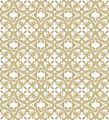 Seamless flourish laced ornament, ornamental texture, woven laced abstract pattern, on white background