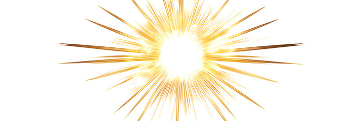 Fototapeta premium the sun in the form of heart, transparent background, PNG files