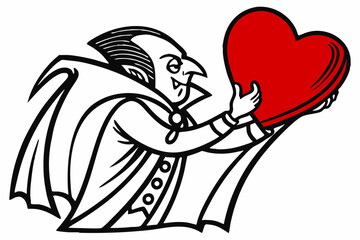 Discover the elegance of vector line art with this Valentine Love Claus design on a clean white background. Perfect for holiday-themed projects, romantic artwork, and creative designs  Download or get