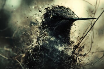 Dark Hummingbird in Decay