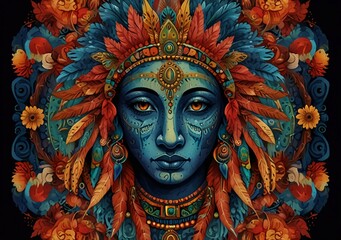 face of buddha statue