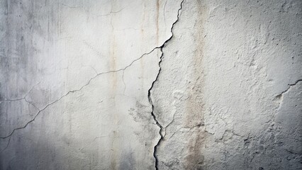 Obraz premium Textured Wall with a Large Crack and Minor Surface Damage