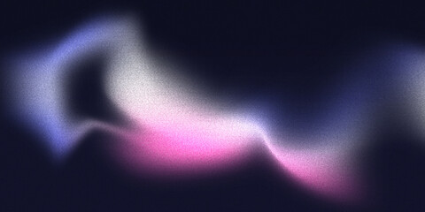 Abstract Dark Noise Background with White, Blue, and Purple Wavy Gradient