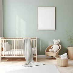 interior of a room with a bed