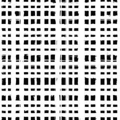 Seamless pattern, rough vector background, black and white	