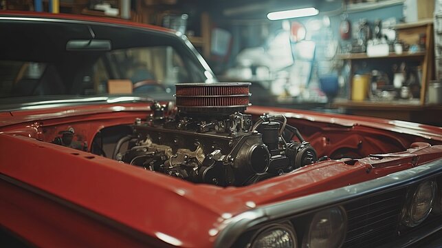 Classic Car Engine Bay Restoration Project