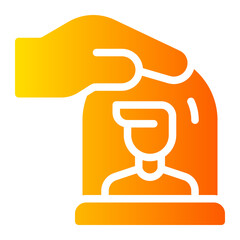 retention strategy gradient icon