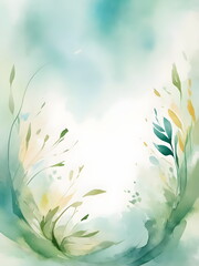 Abstract background with breeze in spring