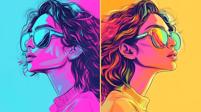 A vibrant collection of hand-drawn digital illustrations featuring creative concepts and imaginative designs. 