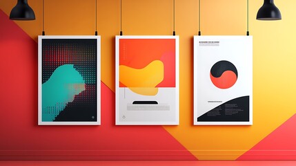 Editable poster design templates with eye-catching layouts, bold typography, and vibrant color schemes. 