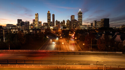 Atlanta Skyline at Sunset