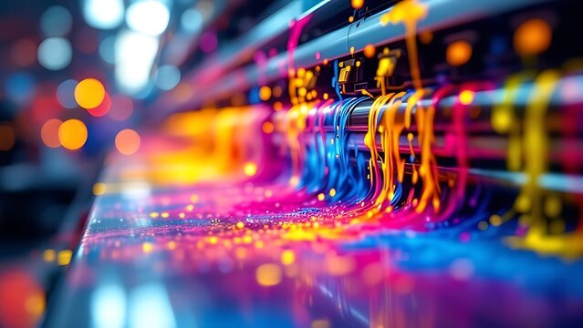 Office or professional plotter lag format photocopier or printer with color ribbons for high quality printing services