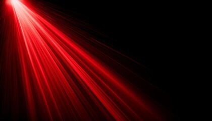 Fototapeta premium red spotlight lighting on black background, effects sunlight, lens flare