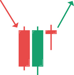 Candlestick pattern for long position.