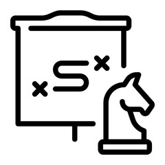 presentation line icon