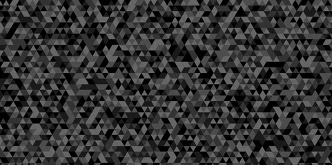 Vector geometric seamless gray cube square low polygon texture wallpaper. abstract surface creative diamond pattern corporate. Black and gray polygon Mosaic triangle overlap texture background.
