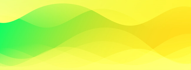 green and yellow gradations,wave effect style,simple design,vector,eps 10