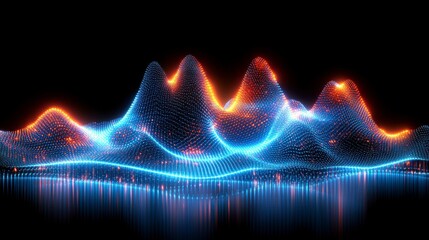 Black and white abstract wave graphic background. Contemporary layered design with fluid motion and global colors for versatile creative use.