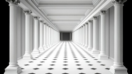 Fototapeta premium Clean abstract white background with a smooth, seamless finish, ideal for contemporary design projects and branding.