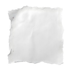 Obraz premium Paper Square. Torn White Paper Scrap in Abstract Square Shape