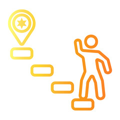 Obraz premium brand Line Gradient Icon