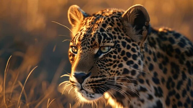 the leopard lurks clips 4K