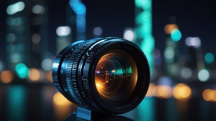 City Nightscape Lens