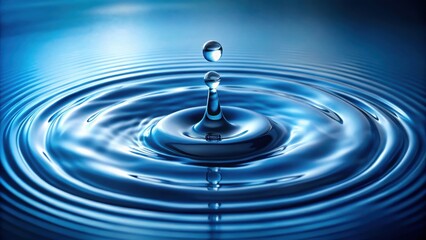 Water drop creating ripples in still water, Water, drop, ripples, motion, surface, circle, concentric, tranquil, nature, abstract