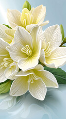 jasmine flower illustration, created by generative ai