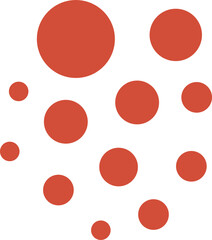 Abstract Dots Boho Element 