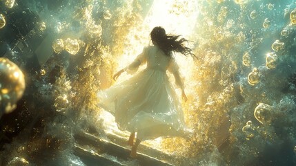 Enchanted Underwater Realm: A Dreamlike Vision