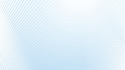 Blue and white gradient with halftone seamless pattern abstract background for backdrop or presentation