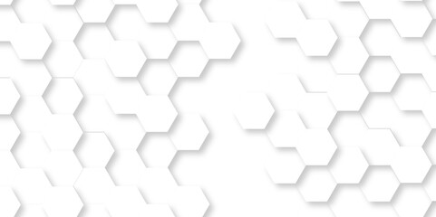 	
Realistic geometric pattern White Hexagonal texture. Luxury White Pattern. 3D Futuristic abstract honeycomb mosaic white background. geometric mesh cell texture. modern futuristic wallpaper.