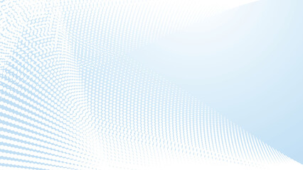 Blue and white gradient with halftone seamless pattern abstract background for backdrop or presentation