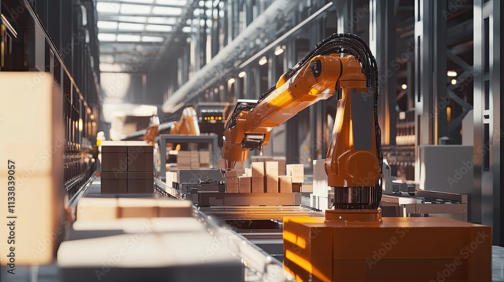 Aufkleber advanced robotics in modern warehouse automation operations