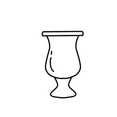 Vase line icon