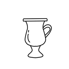 Vase line icon