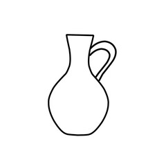 Vase line icon