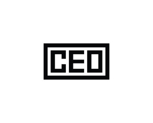 CEO logo design vector template. CEO