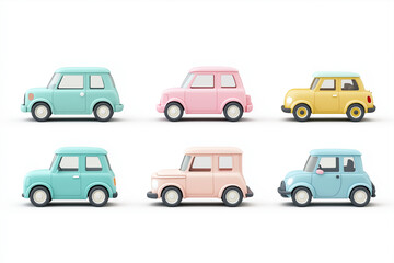 Fototapeta premium Side cars style collections