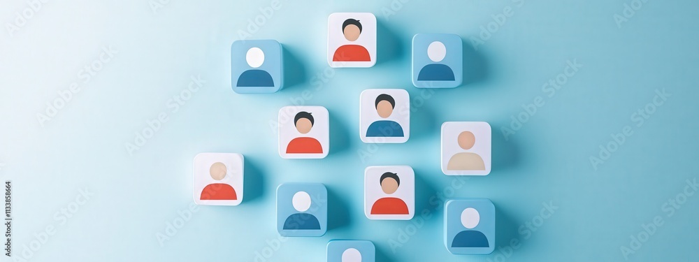 Poster illustrated form showing optional fields for advanced user profiles