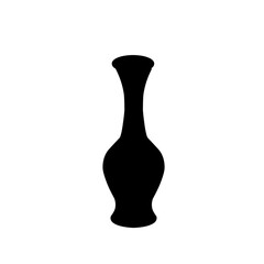 Vase silhouette vector