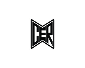 CER logo design vector template. CER