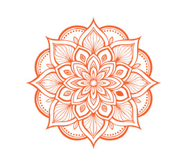 Luxury Mandala vector silhouette