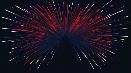 fireworks on the black background